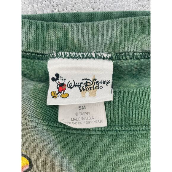 Walt Disney World Green Tie Dye Tigger Sweatshirt Women's Size Small - Picture 3 of 3